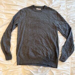 Everlane The Cashmere Crew in Charcoal men’s M